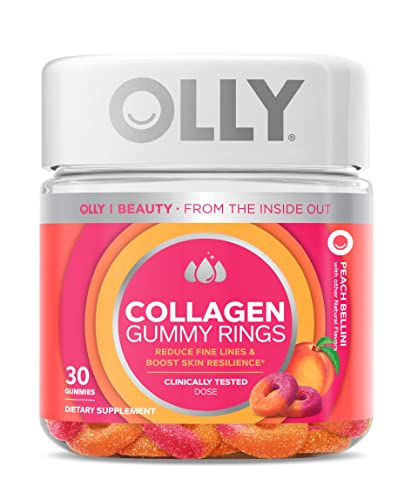 OLLY Collagen Gummy Rings, 2.5g of Clinically Tested Collagen, Boost Skin Elasticity & Reduce Wrinkles,...