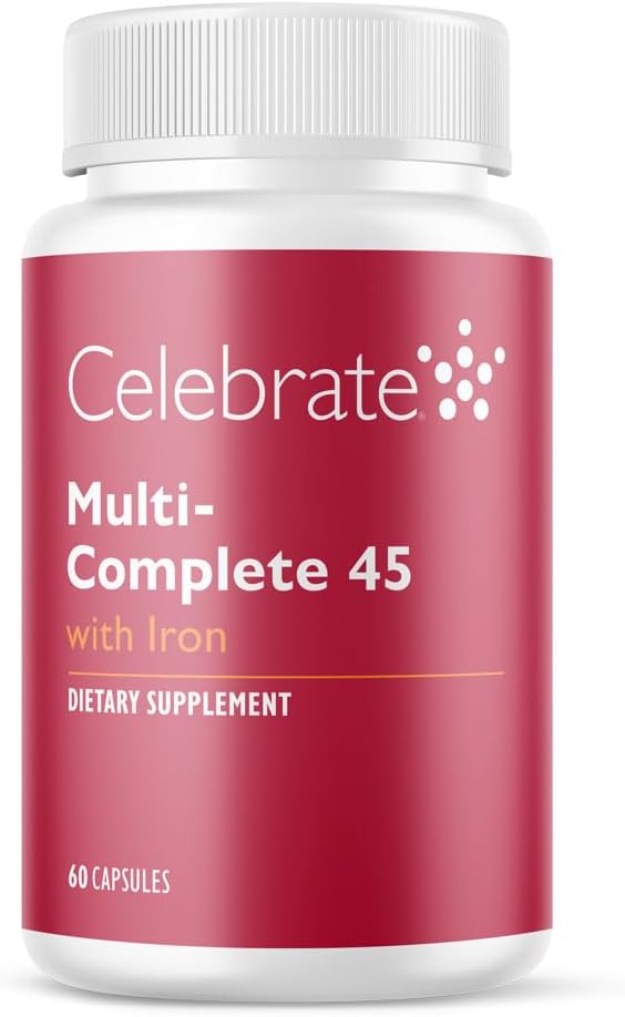 Celebrate Vitamins Multi-Complete | Bariatric Multivitamin with 45 mg Iron—Daily Essential Vitamins...